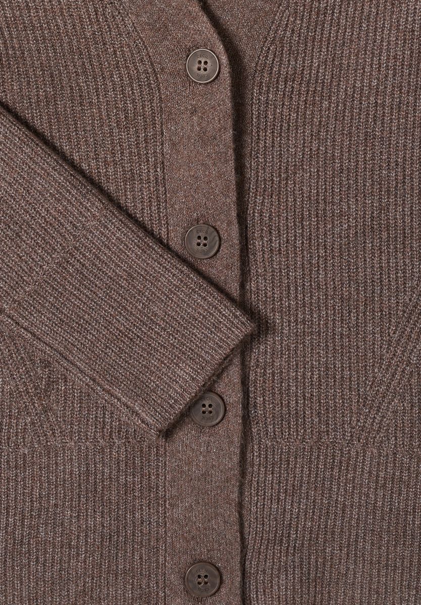 Cardigan mit Strukturdetail