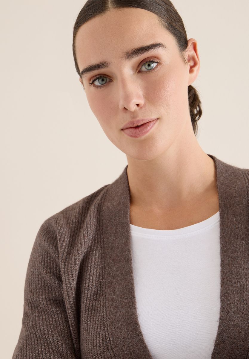 Cardigan mit Strukturdetail