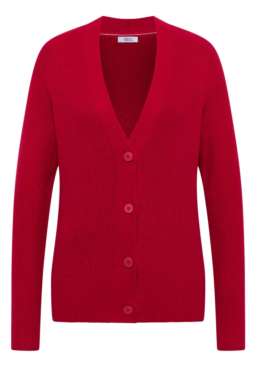 Cardigan mit Strukturdetail