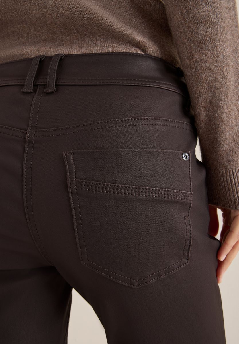 Hose im Leder-Look