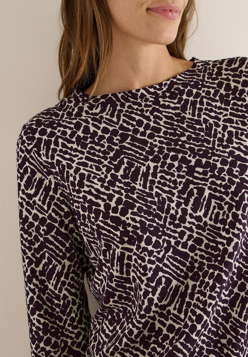 Shirt mit Minimal Print