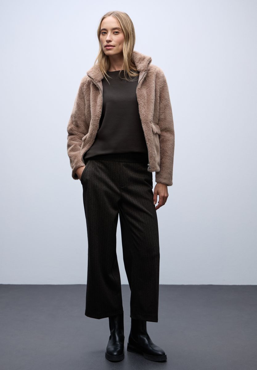 Shirt mit Ripp-Detail