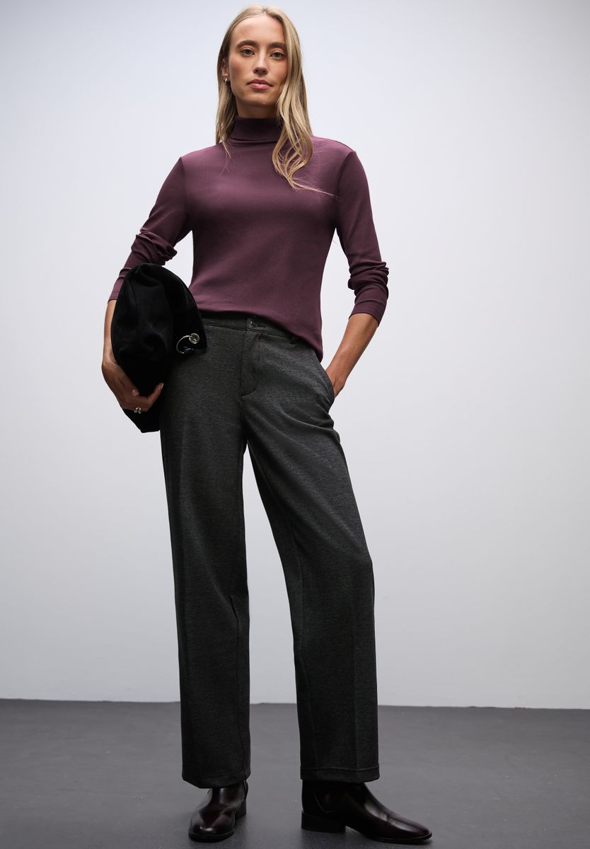 Basic Rollkragenshirt