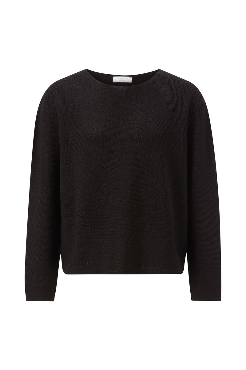 Seamless Shiny Boat Neck