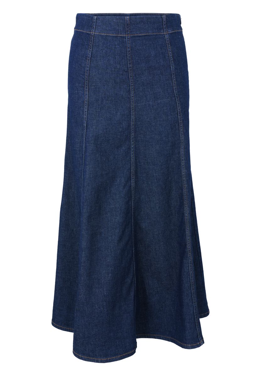 Maxi-Jeansrock