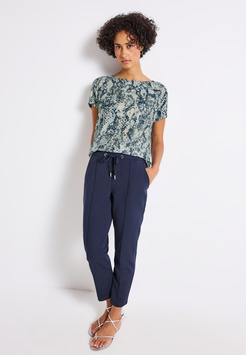 Materialmix Snake Shirt