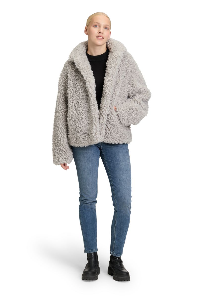 Plüschjacke