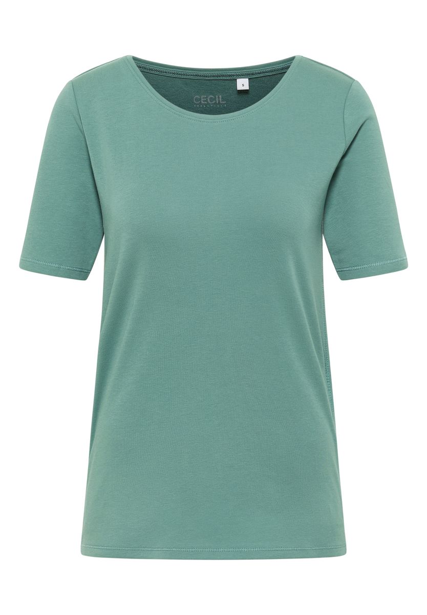 T-Shirt in Unifarbe