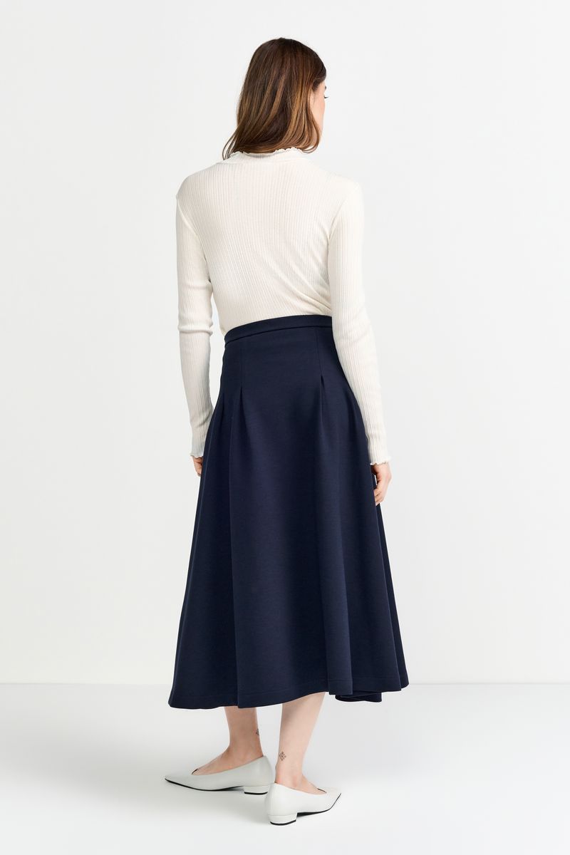 Organic Rib Longsleeve Ruffle