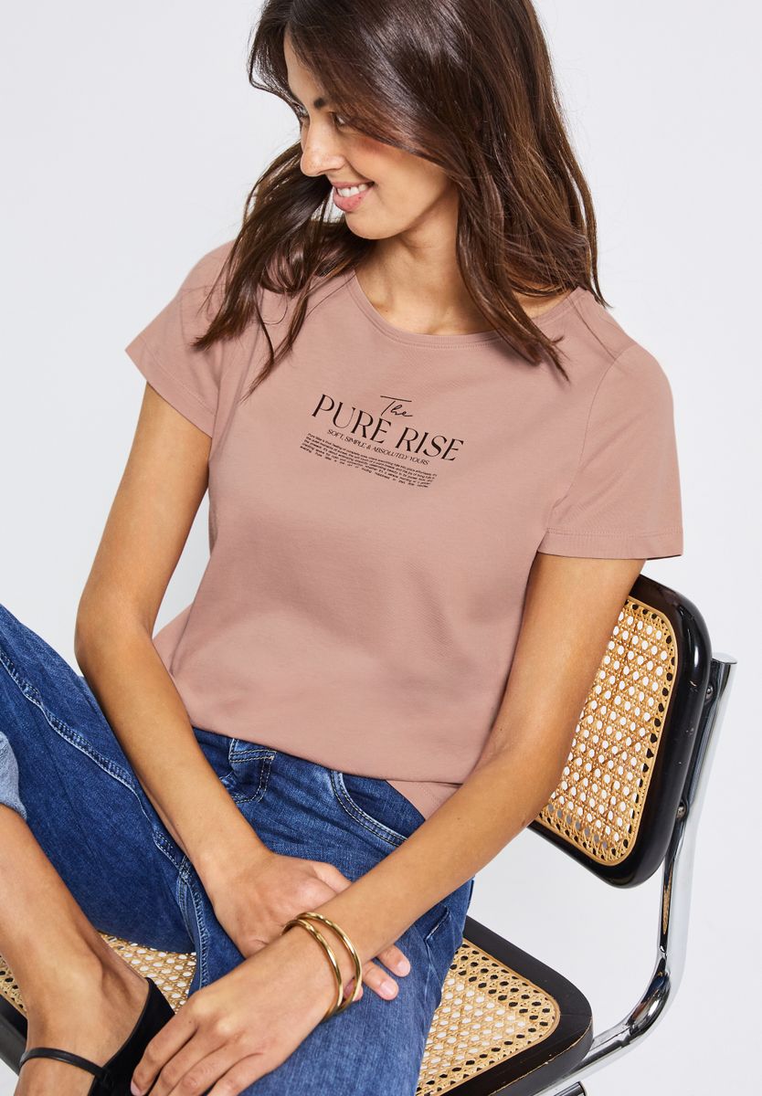 Shirt mit Wording Artwork