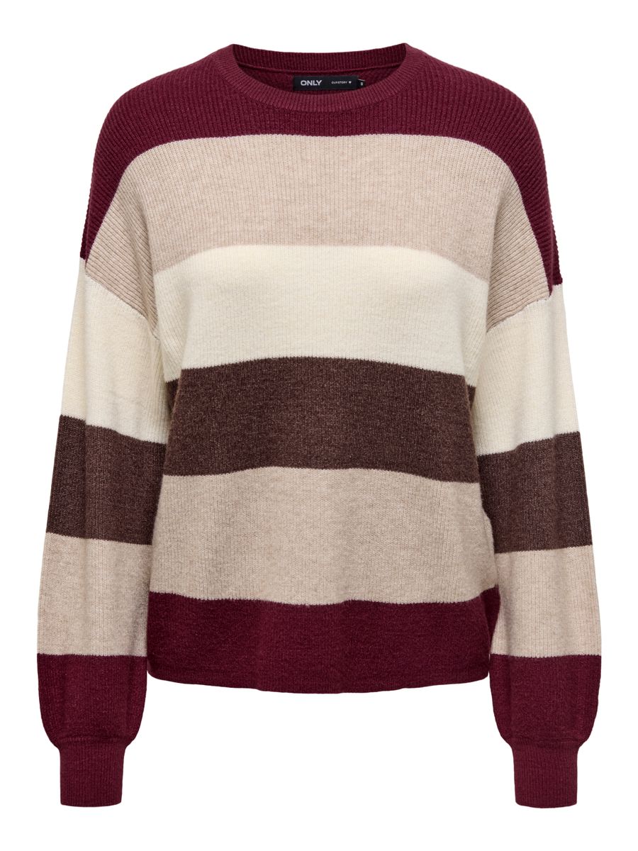 ONLATIA LIFE L/S STRIPE PULLOV KNT NOOS