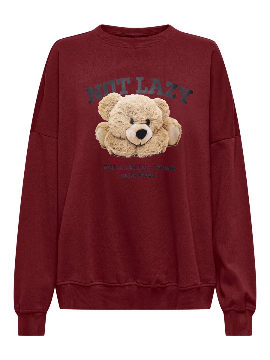 ONLBILA L/S BEAR O-NECK SWT