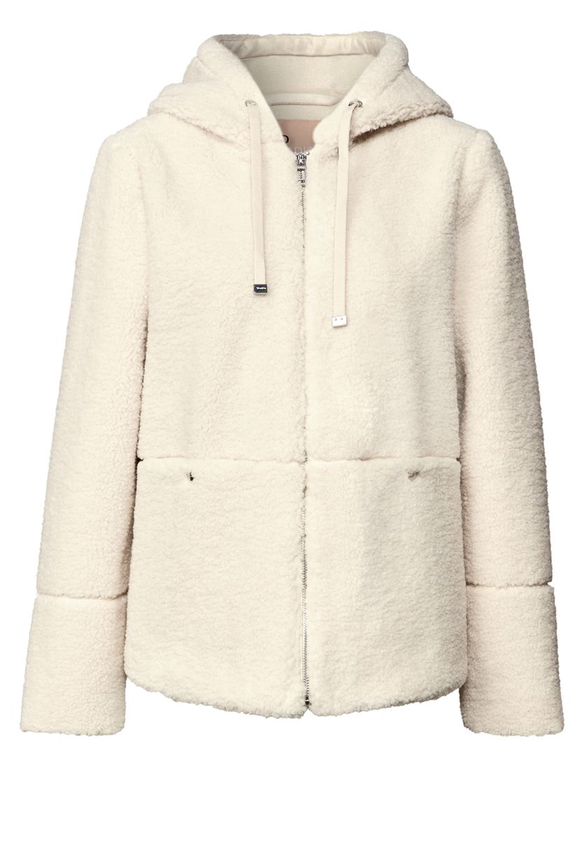 Teddyjacke mit Kapuze
