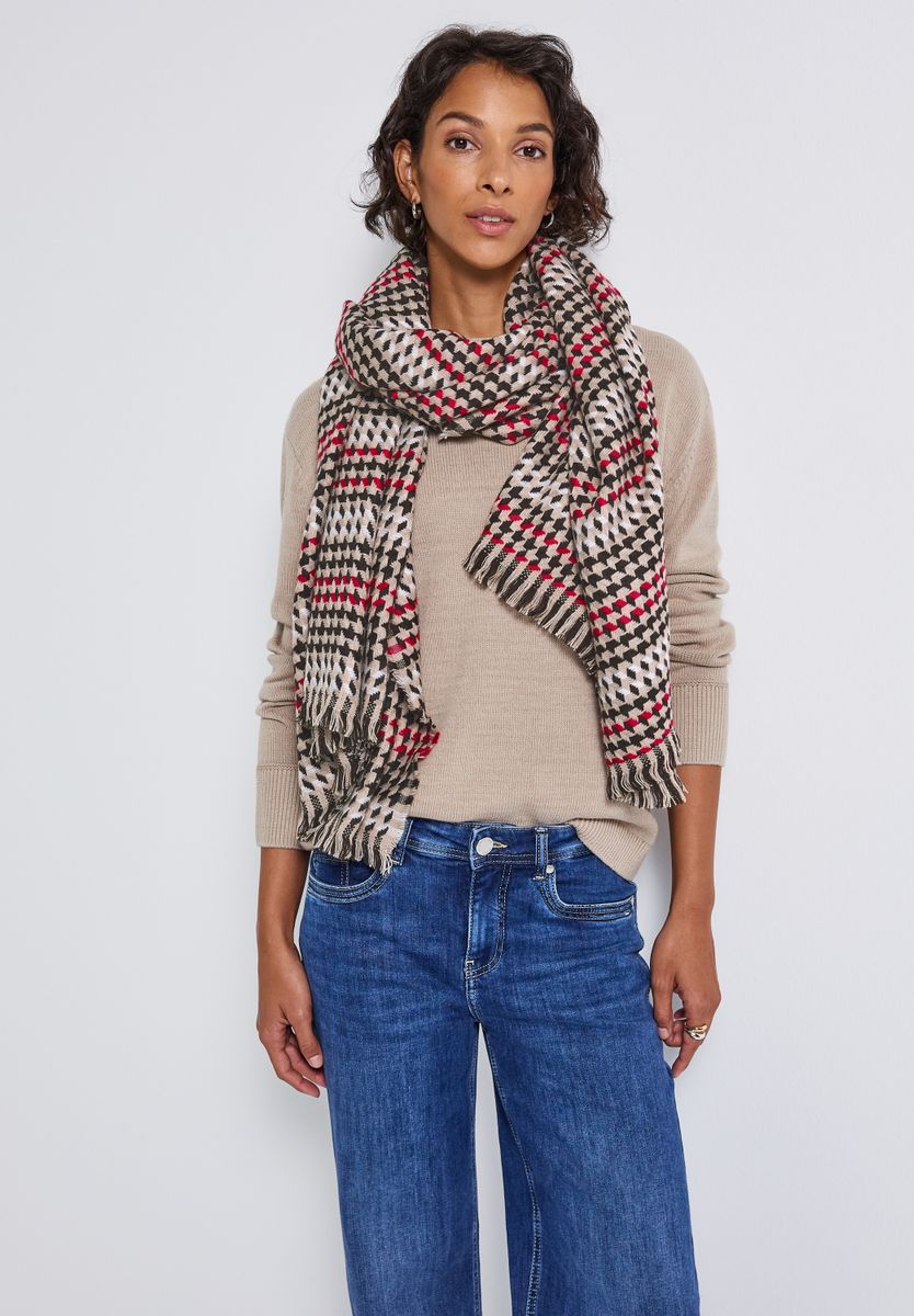 Karierter Twill Schal