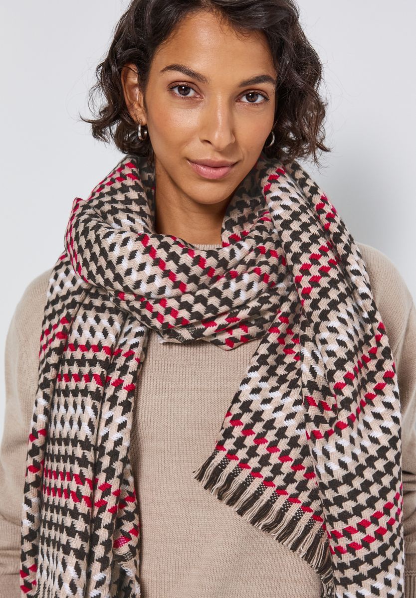 Karierter Twill Schal