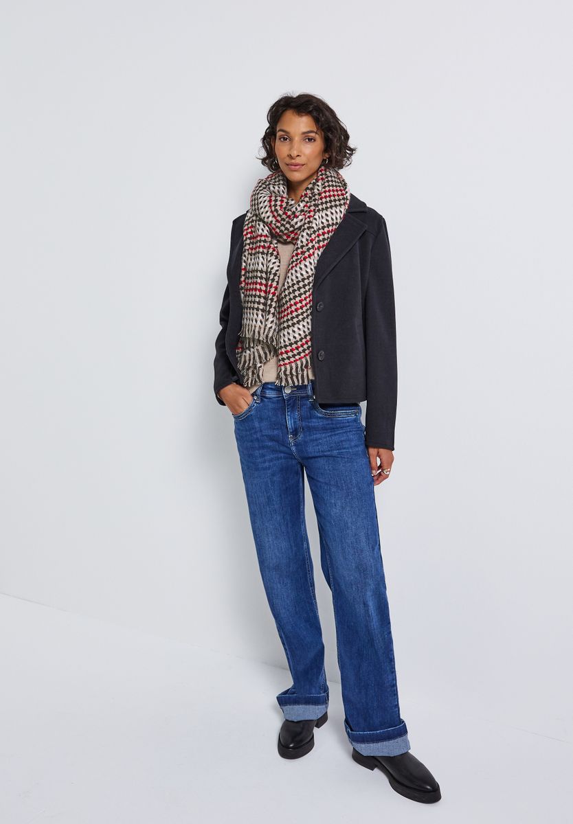 Karierter Twill Schal