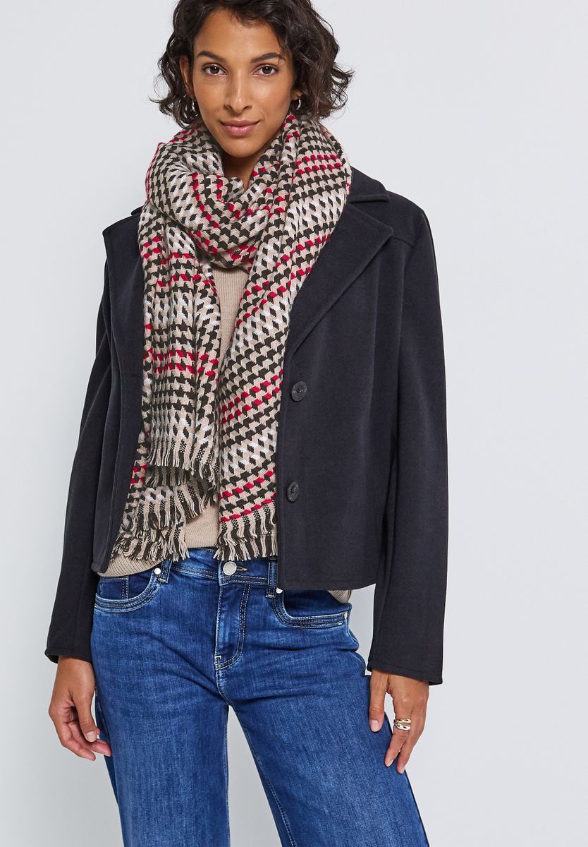 Karierter Twill Schal