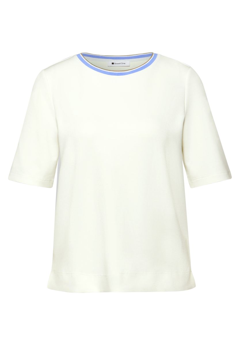 T-Shirt mit Kontrastdetail