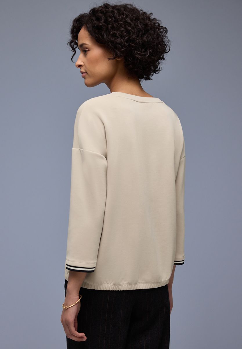 Silk-Look Shirt mit Details