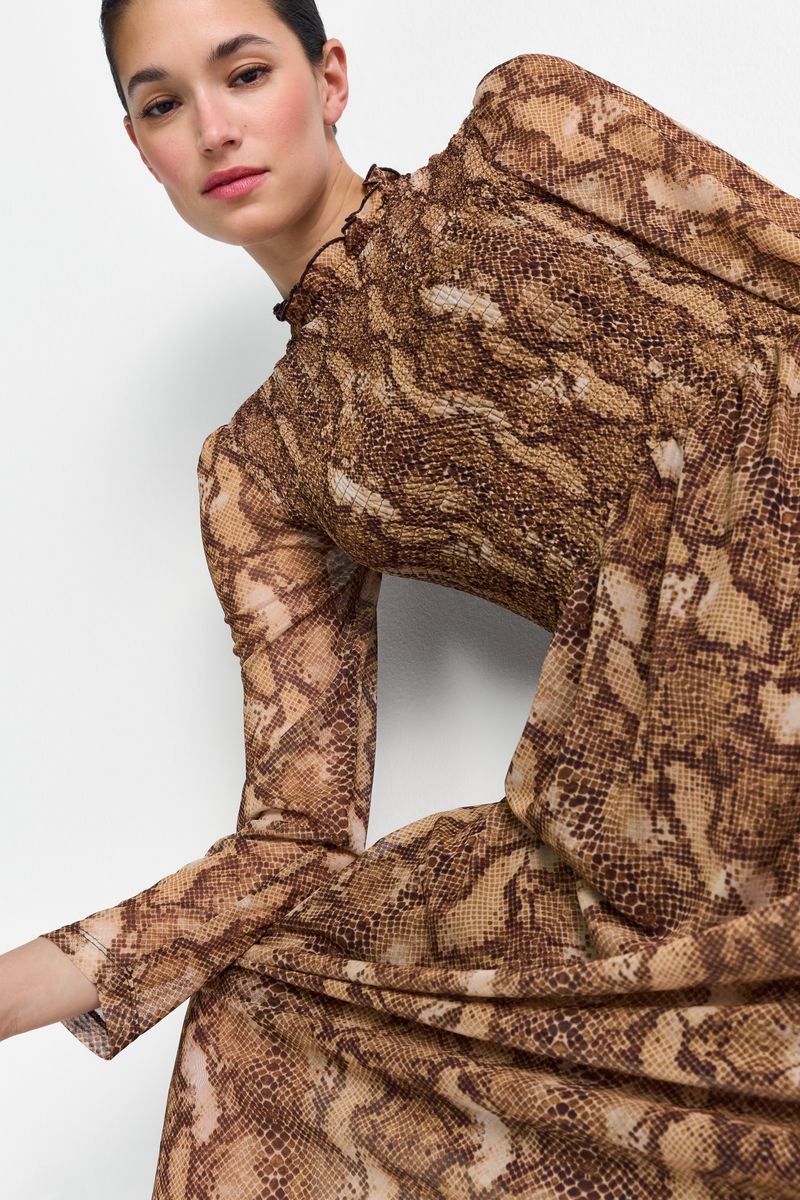 Mesh Snake Dress