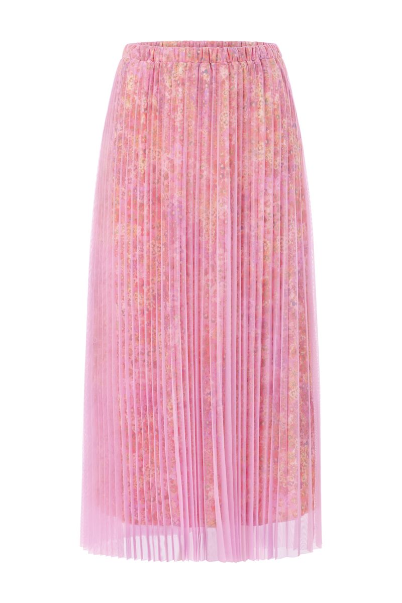Tulle plissee skirt