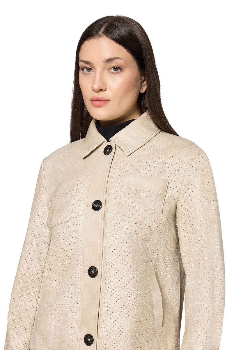 Kunstleder-Jacke