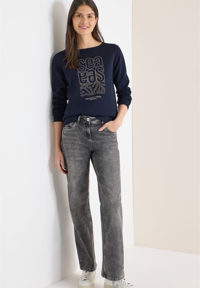 Silk-Touch Stickerei Shirt