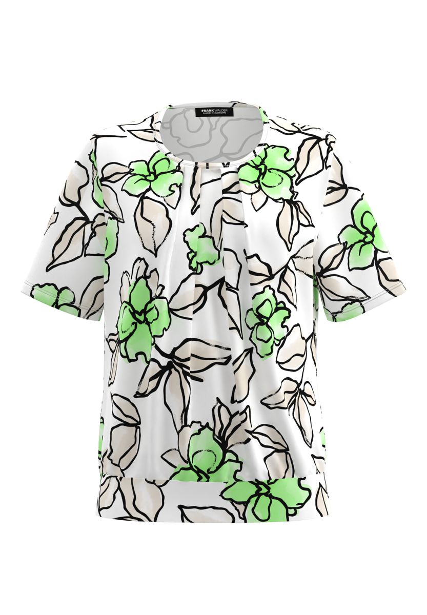 Blusenshirt NOS mit zarter Falte