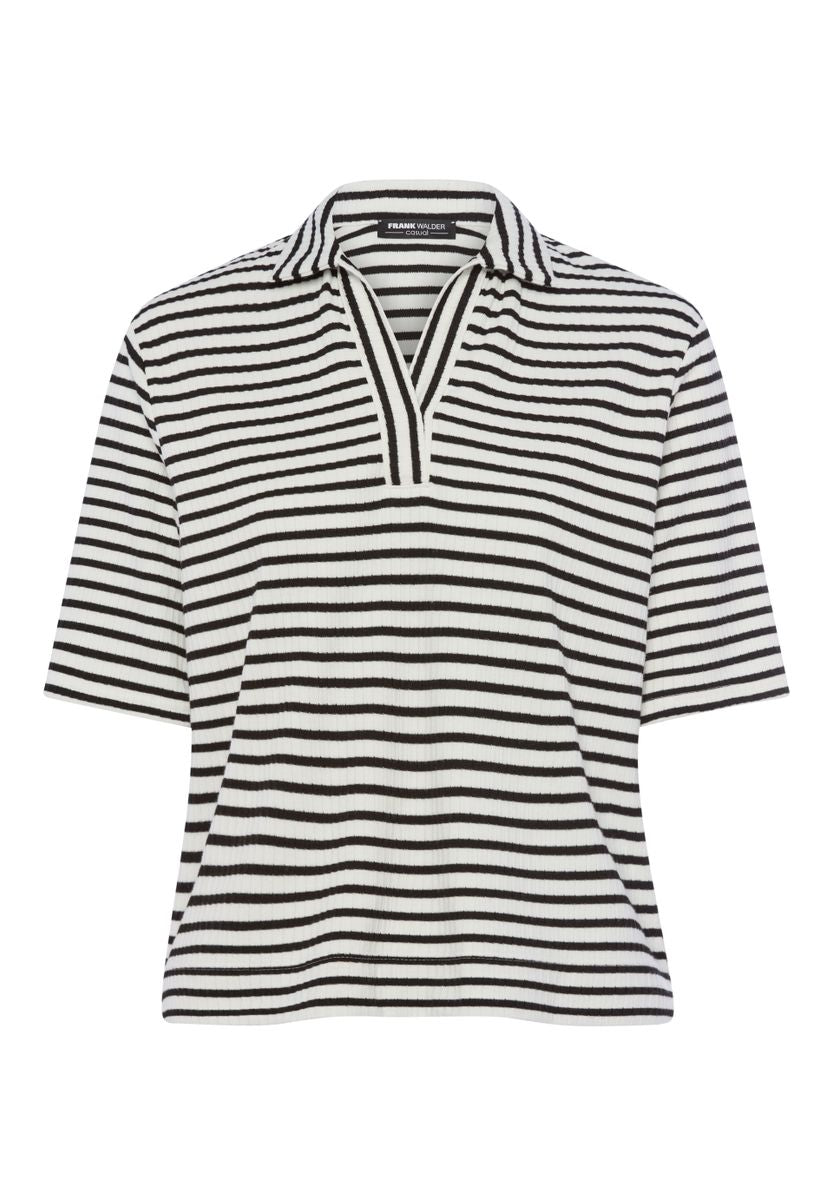 Shirt CASUAL in gerippter Optik