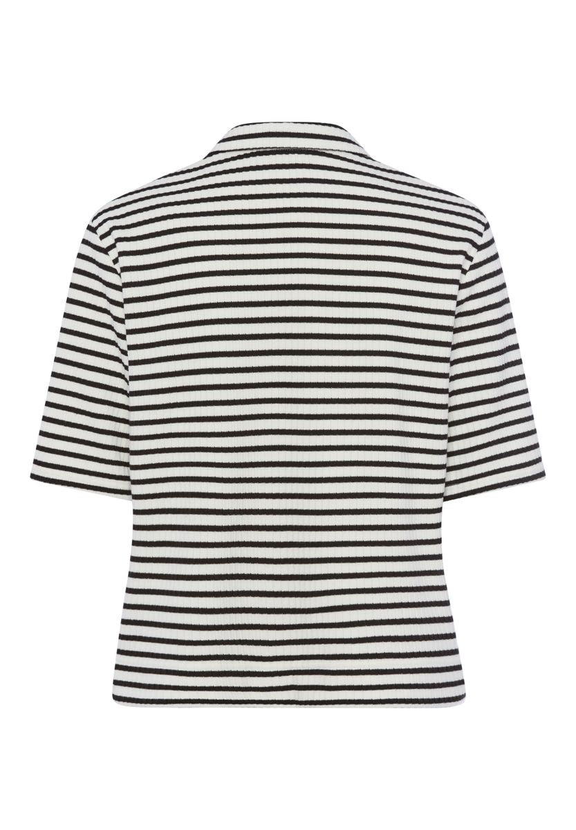Shirt CASUAL in gerippter Optik