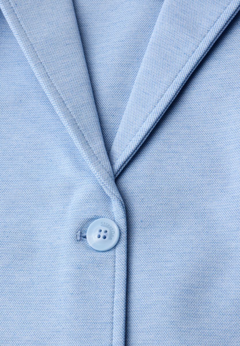 Basic Piqué Blazer