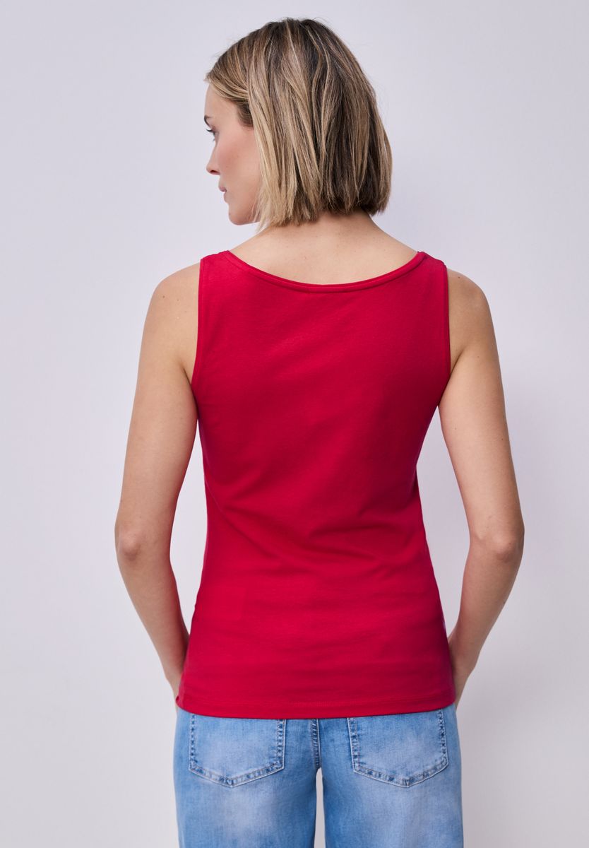 Basic Top mit Rundhals aus Jersey