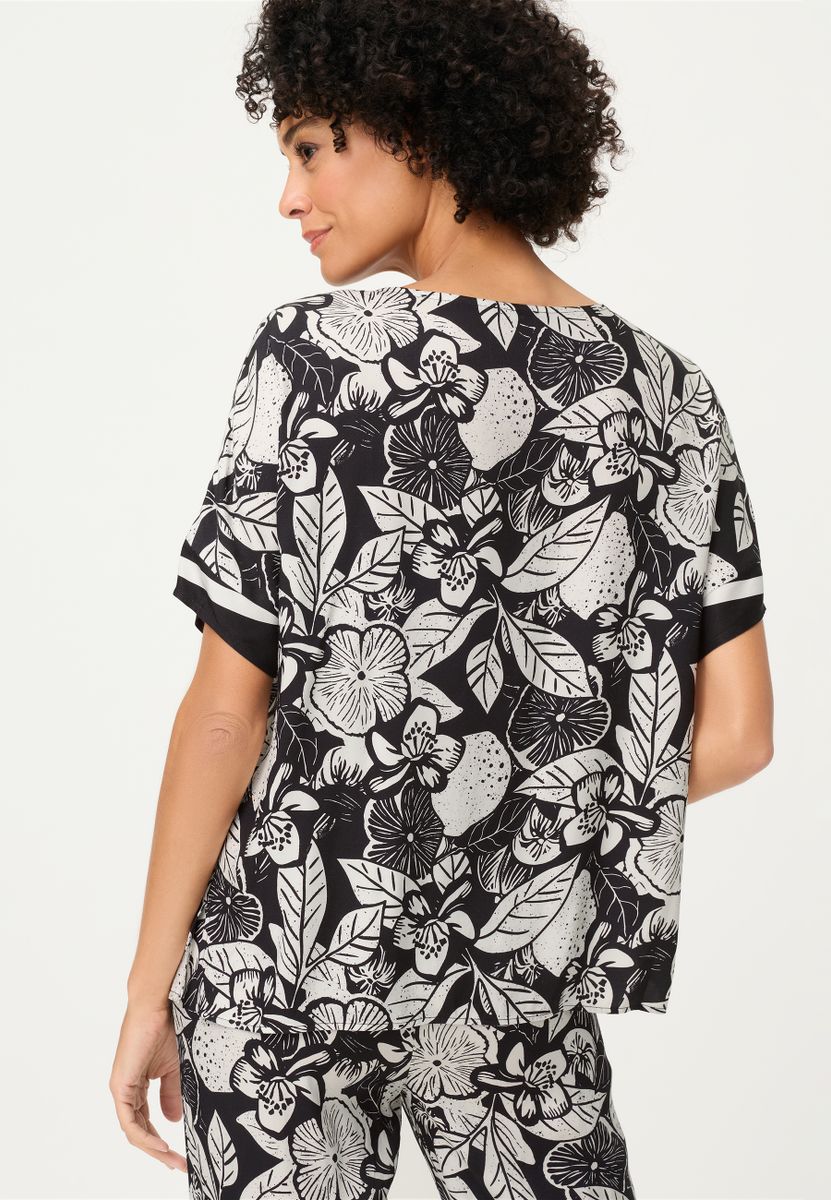 Blouse Woven Short Sleeves