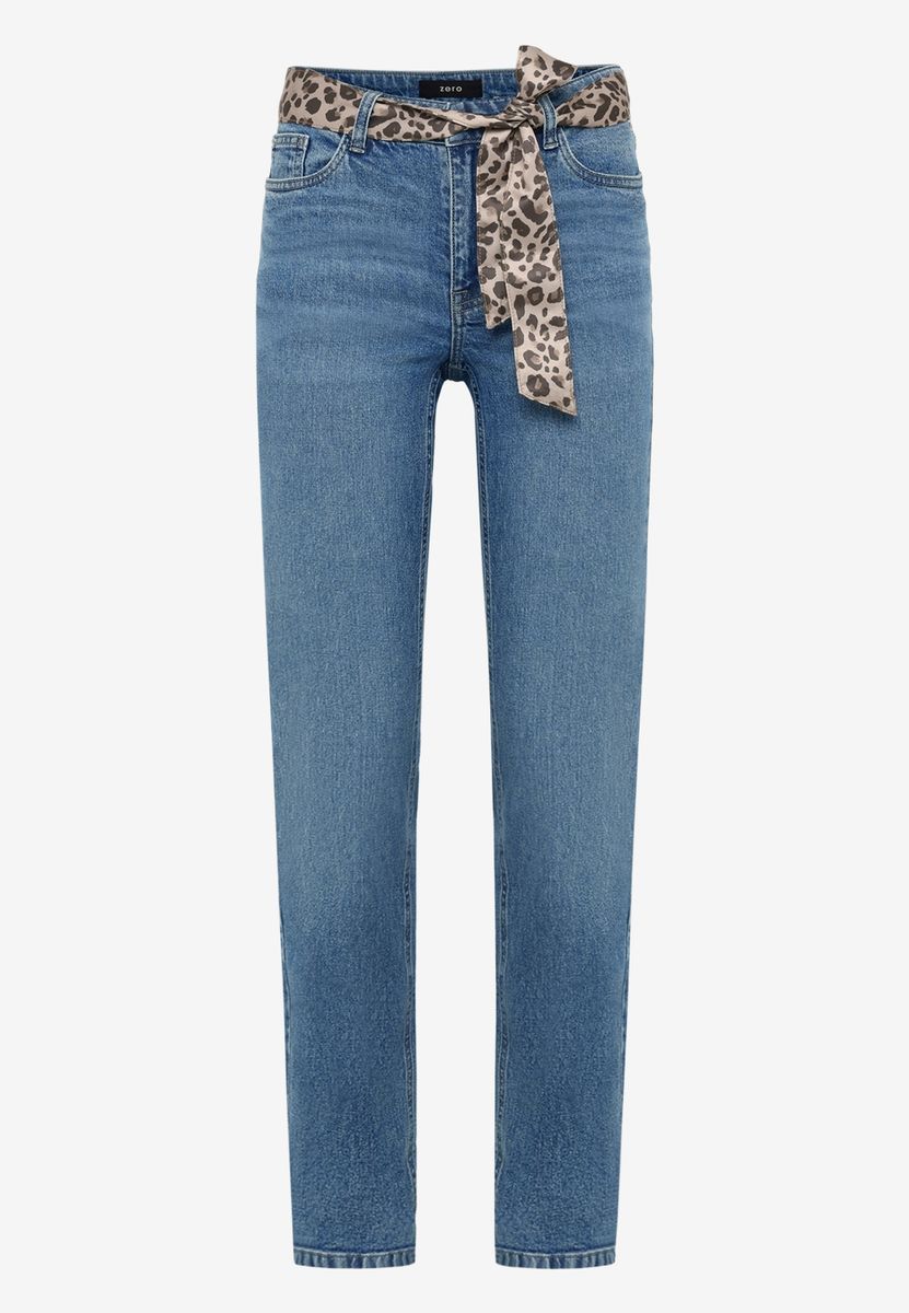 Jeans  mit Leo-Gürtel Style Orlando 28 Inch