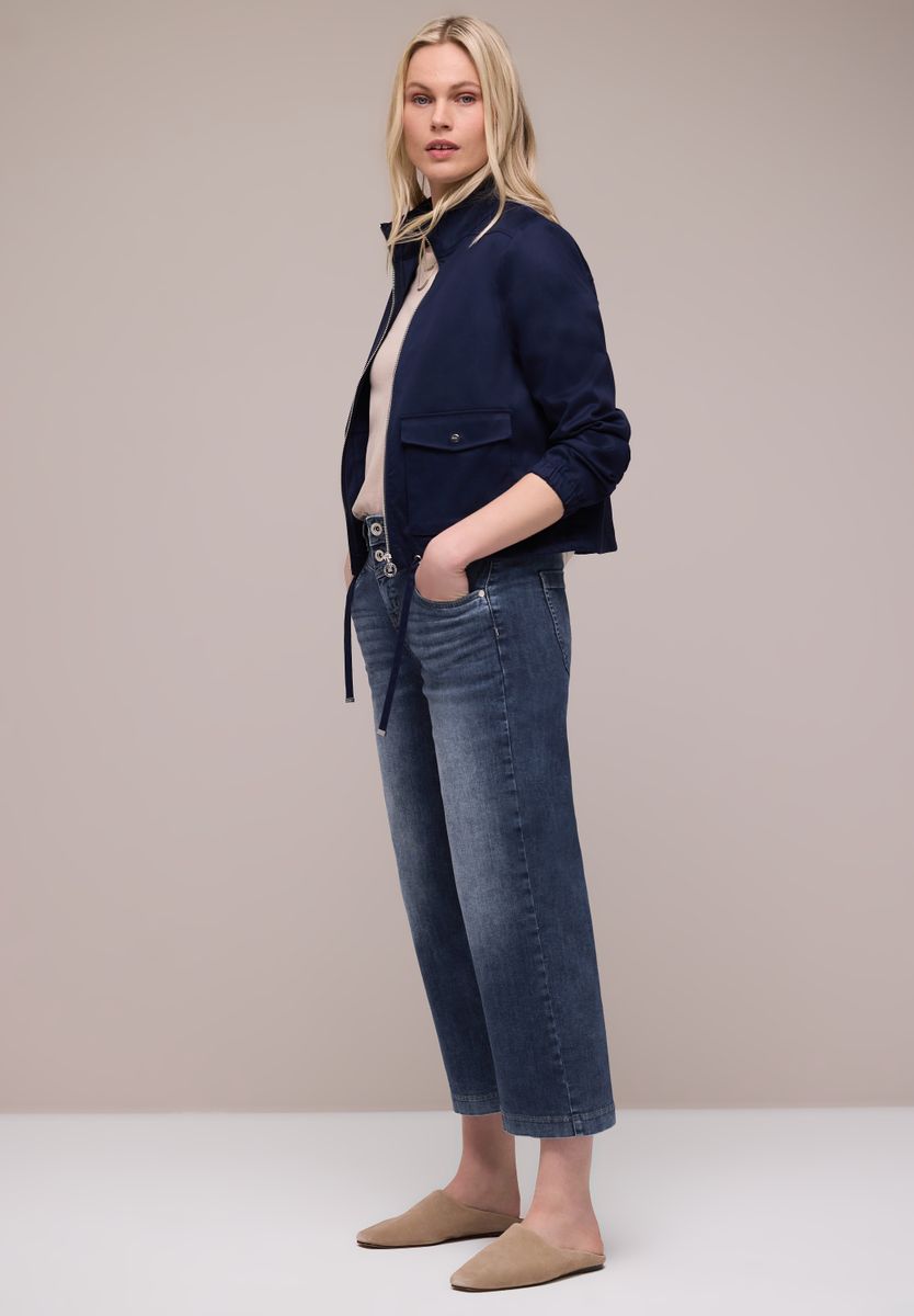High Waist Wide Leg Jeans im Loose Fit