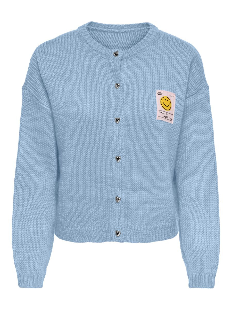 ONLMAILEY LS DETAIL O-NECK CARDI CS KNT