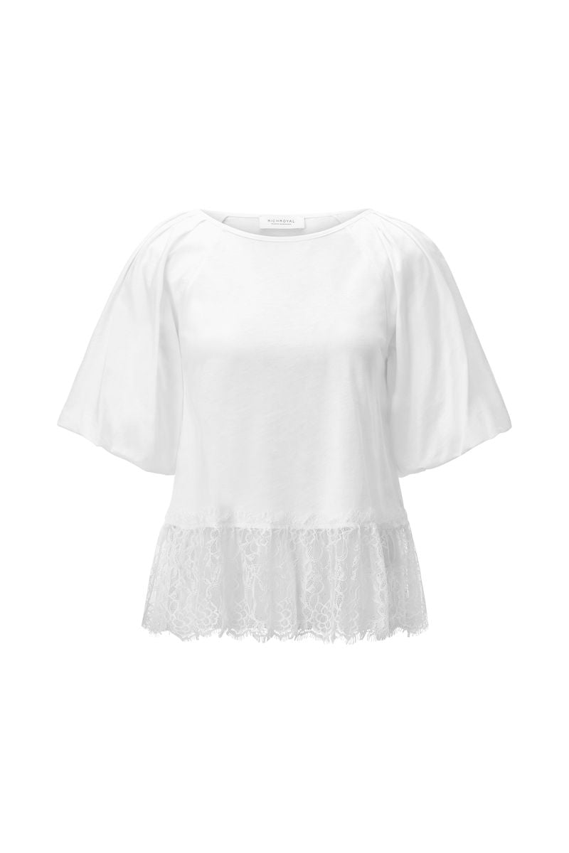 Balloon T-Shirt with Peplum