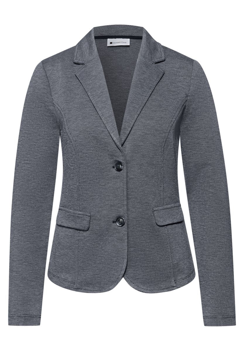 Basic Piqué Blazer