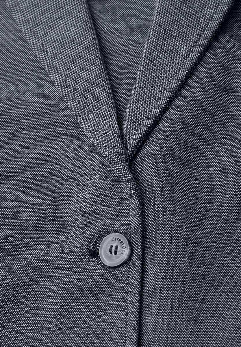 Basic Piqué Blazer