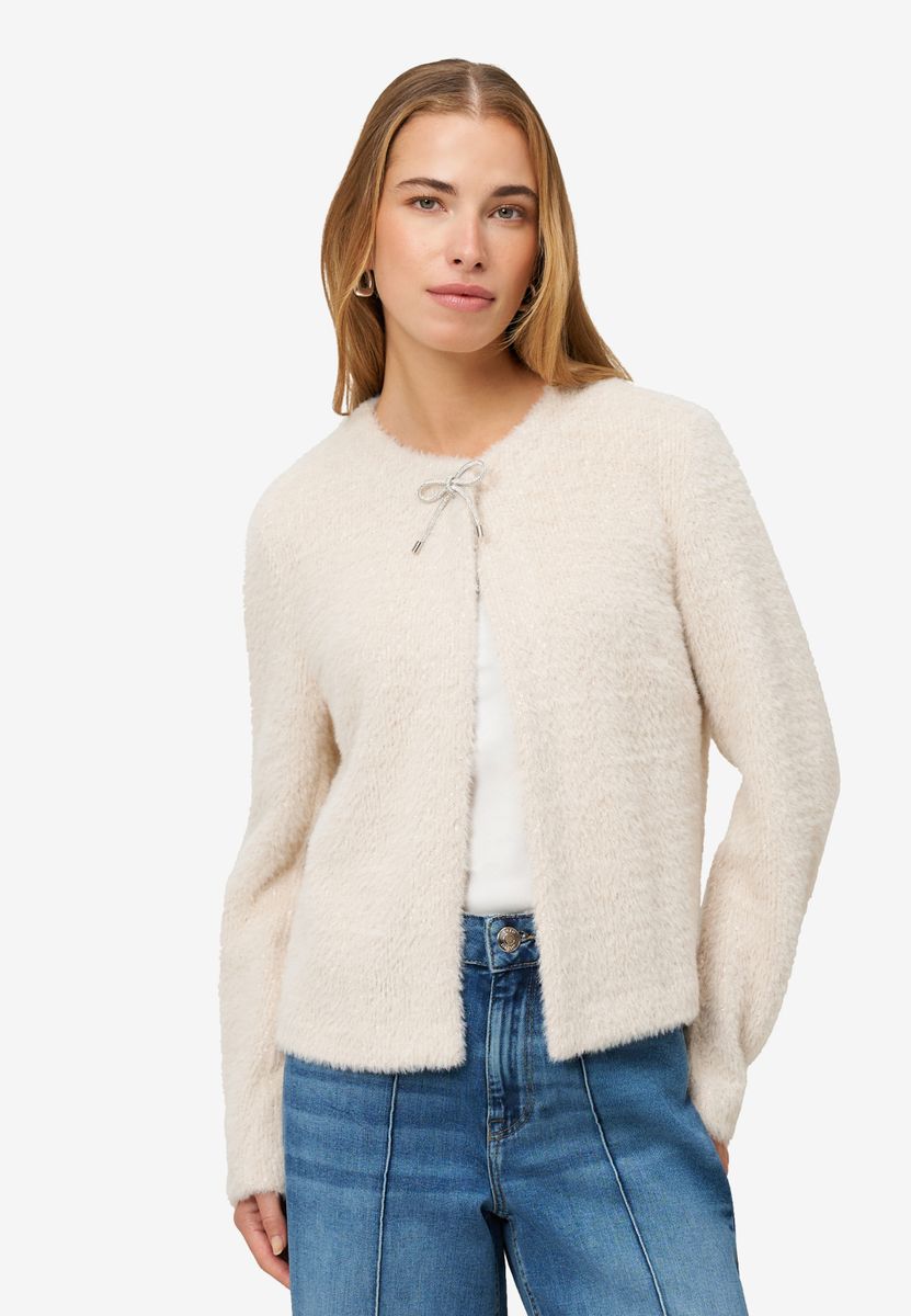 Strickjacke mit Schleife