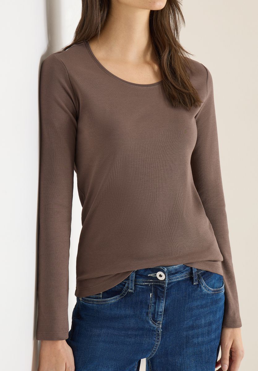 Basic Langarmshirt