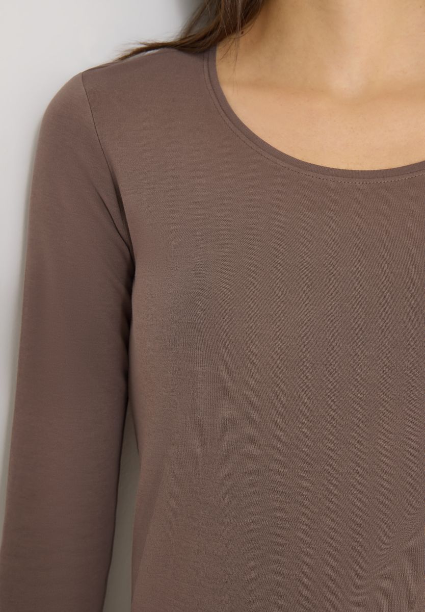 Basic Langarmshirt