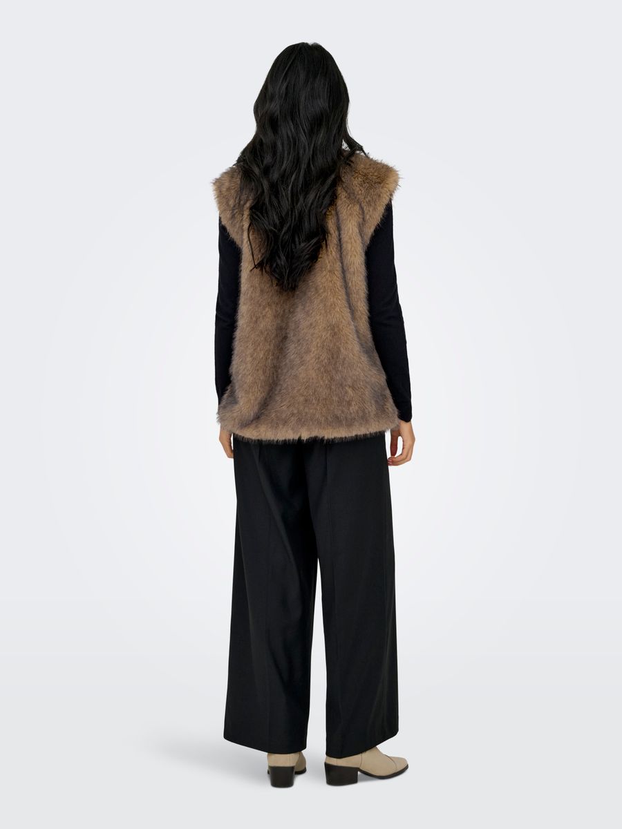 ONLDAWN LIFE FAUX FUR WAISTCOAT OTW