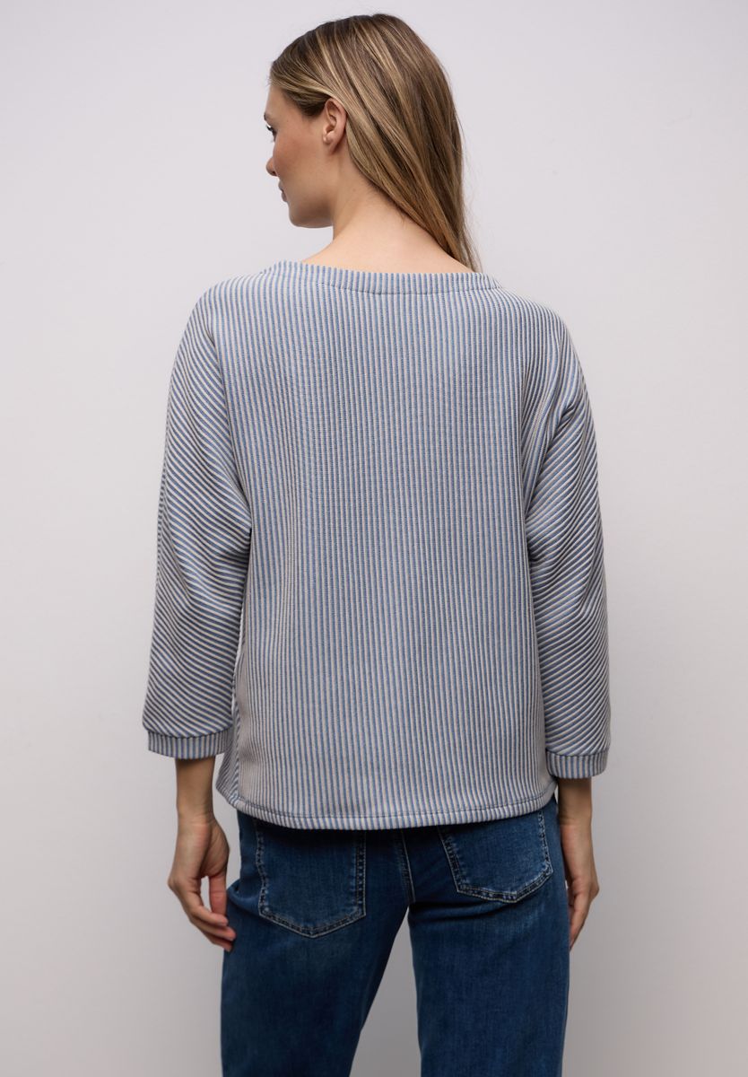 Two-Tone Strukturshirt