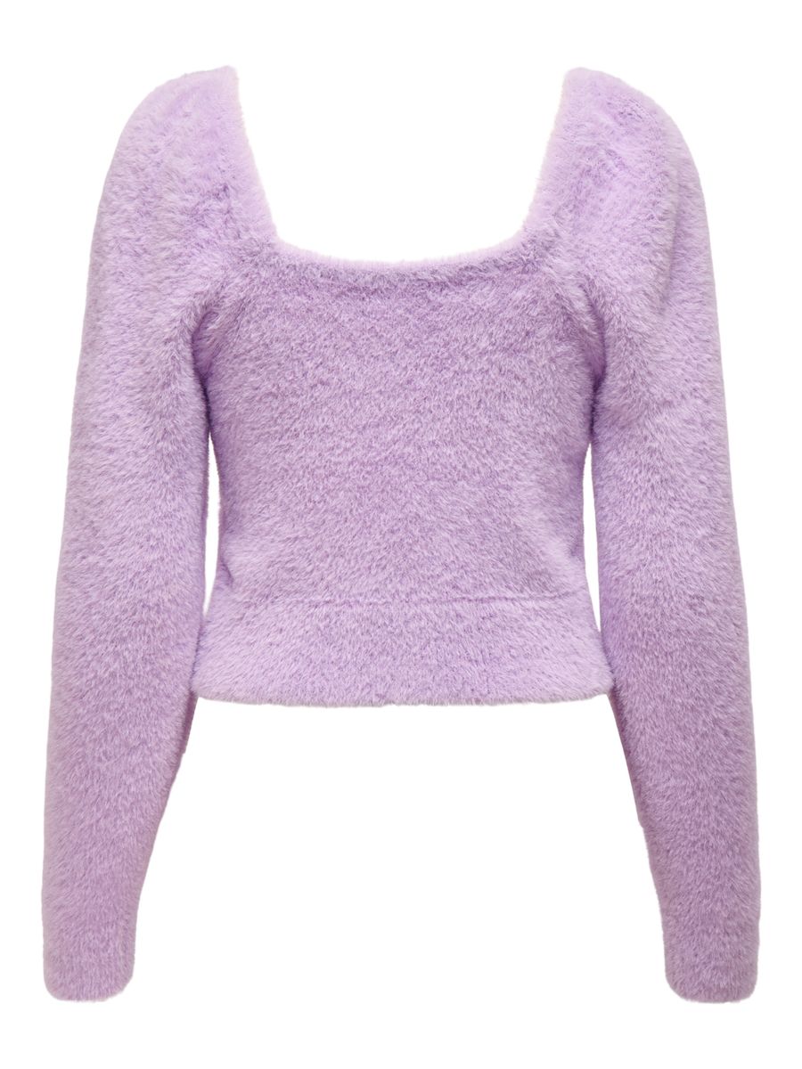 ONLPIUMO L/S SQUARENECK PULLOVER KNT