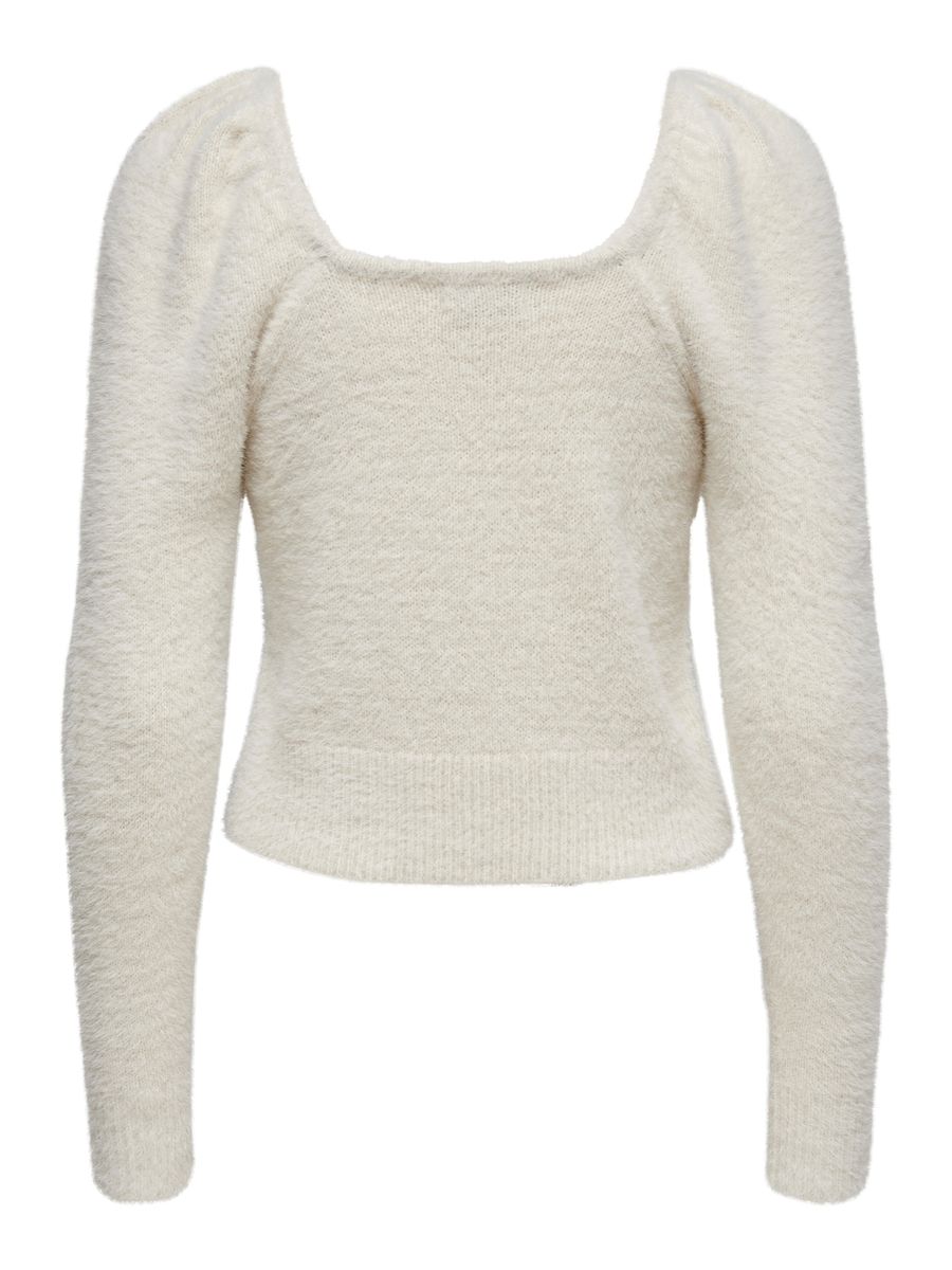 ONLPIUMO L/S SQUARENECK PULLOVER KNT