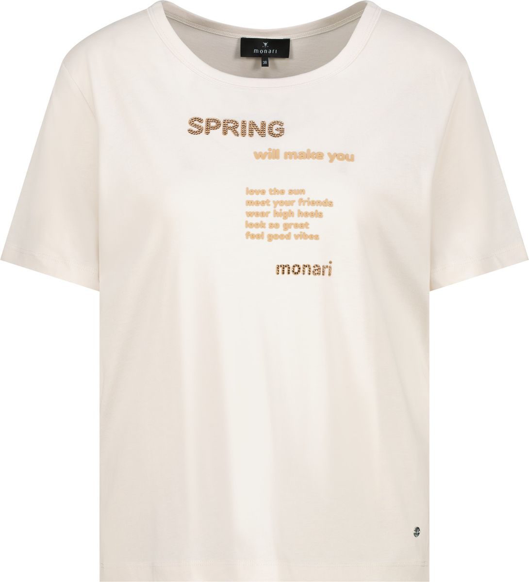 T-Shirt mit Schrift-Details