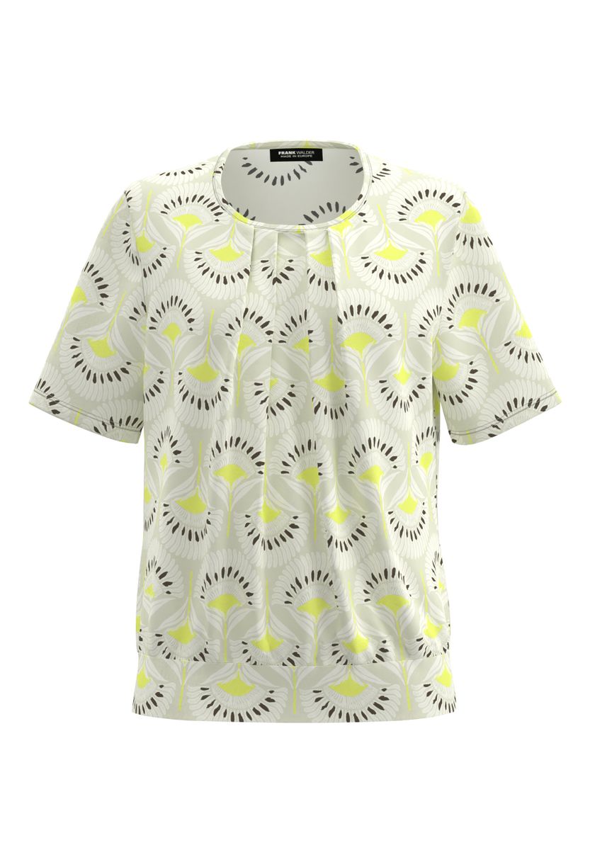 Blusenshirt NOS mit Retro-Print