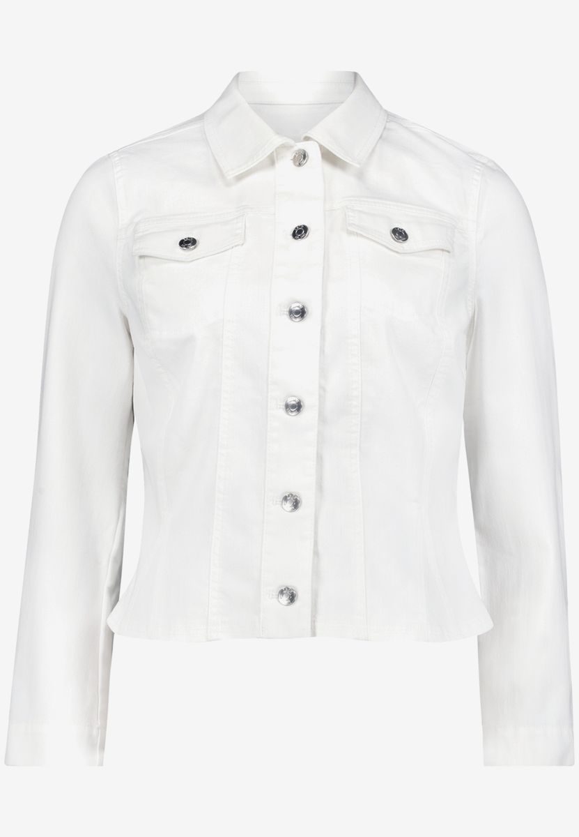 Jeansjacke tailliert mit Knopfleiste