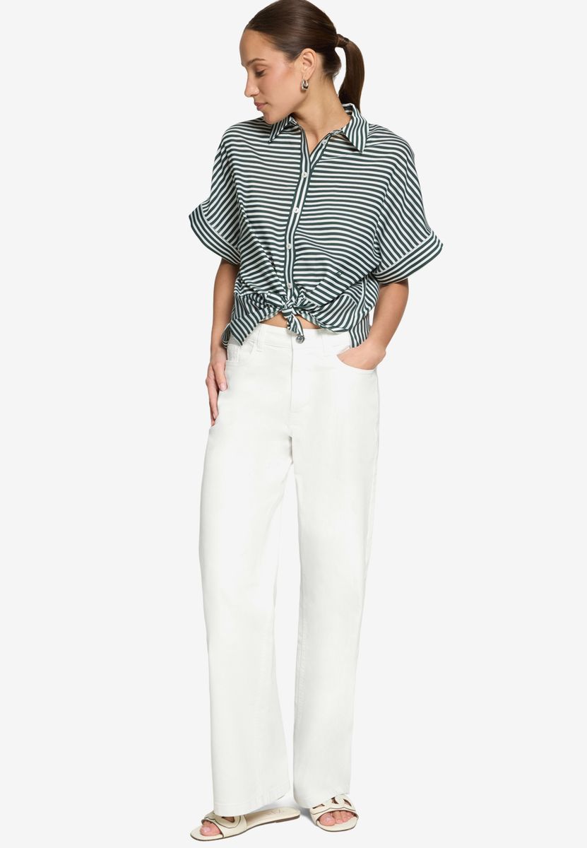 Hemdbluse gestreift 3/4 Arm